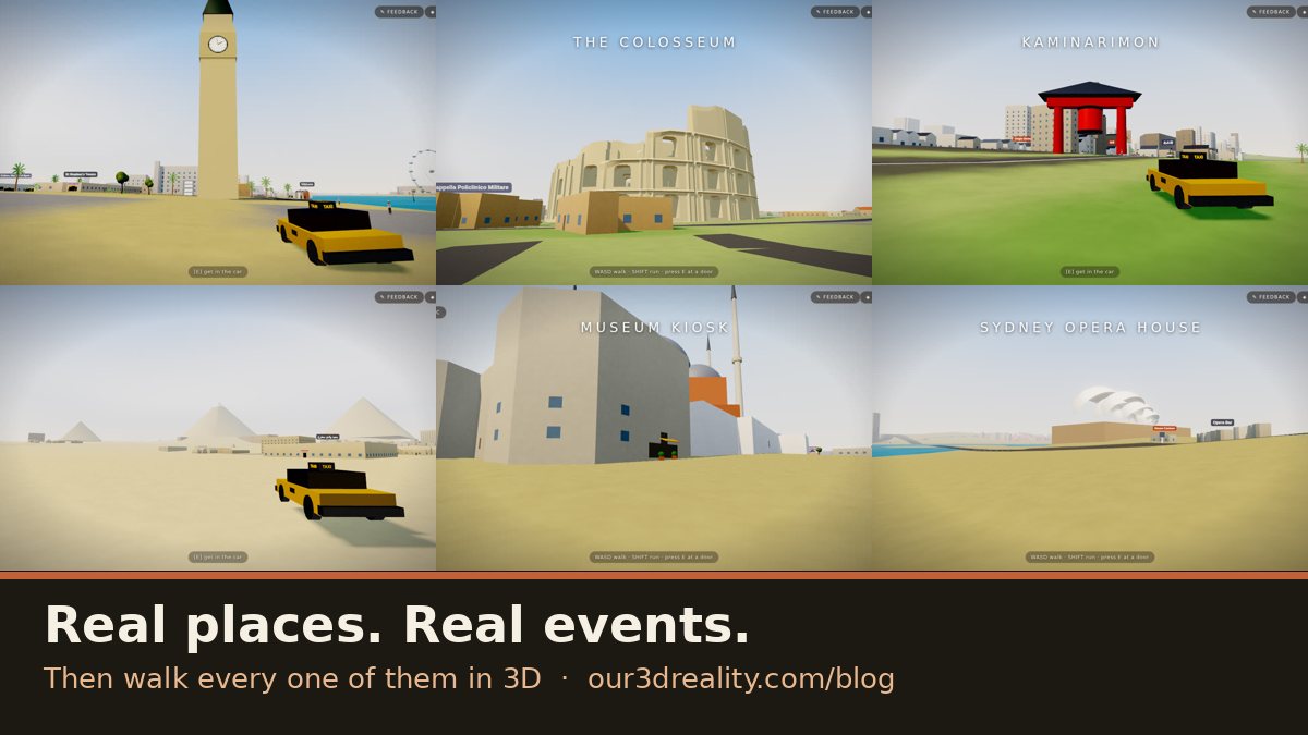 The No Man's Fair rebuilt in walkable 3D