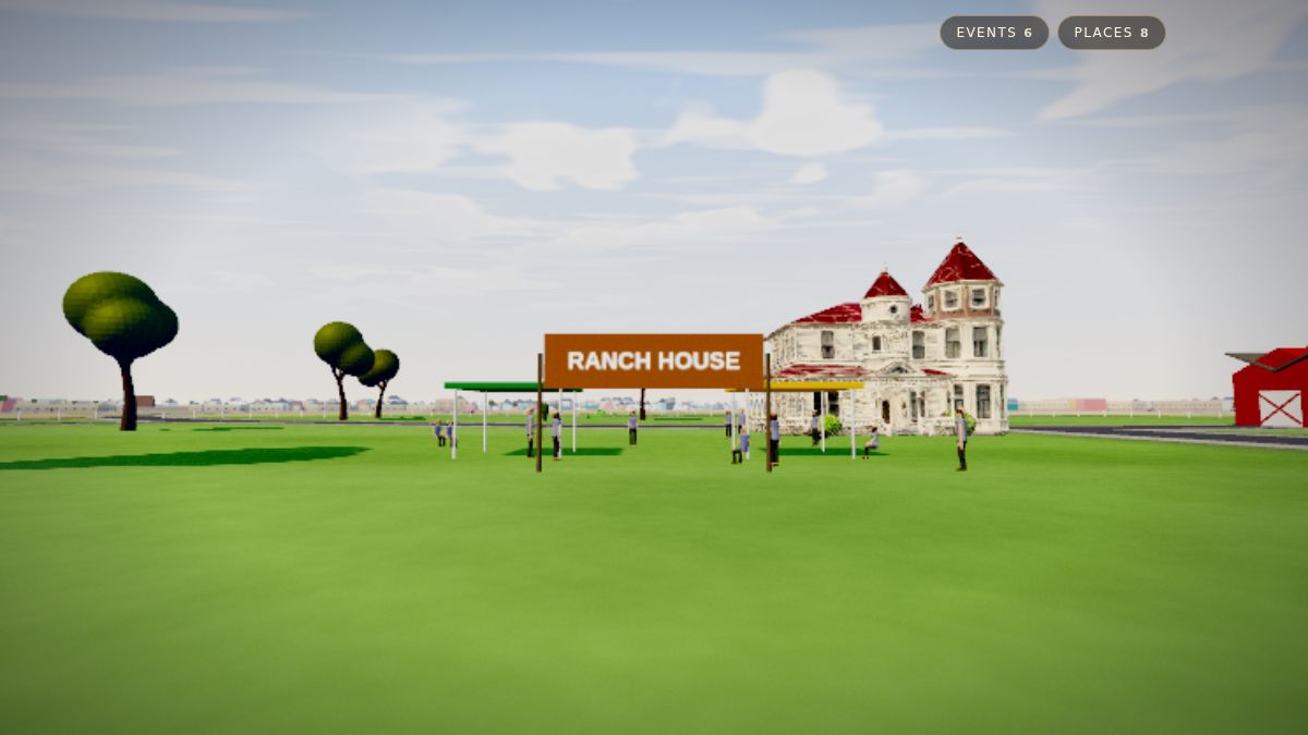 Camarillo in the 3D recreation