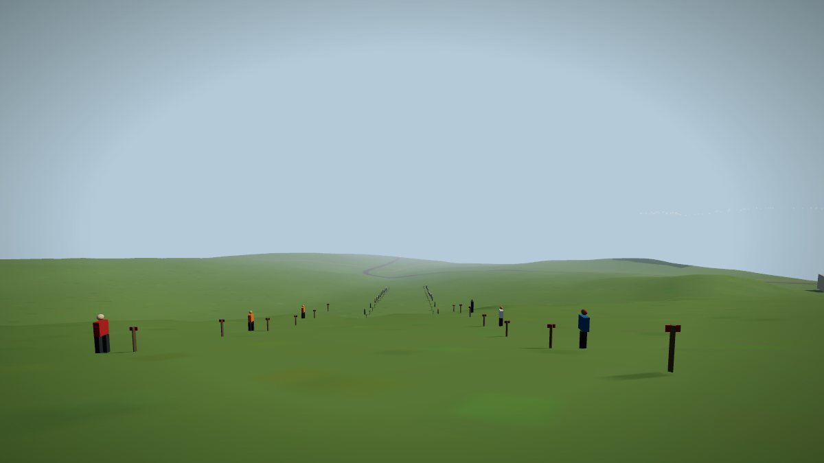 Cooper's Hill rebuilt in walkable 3D