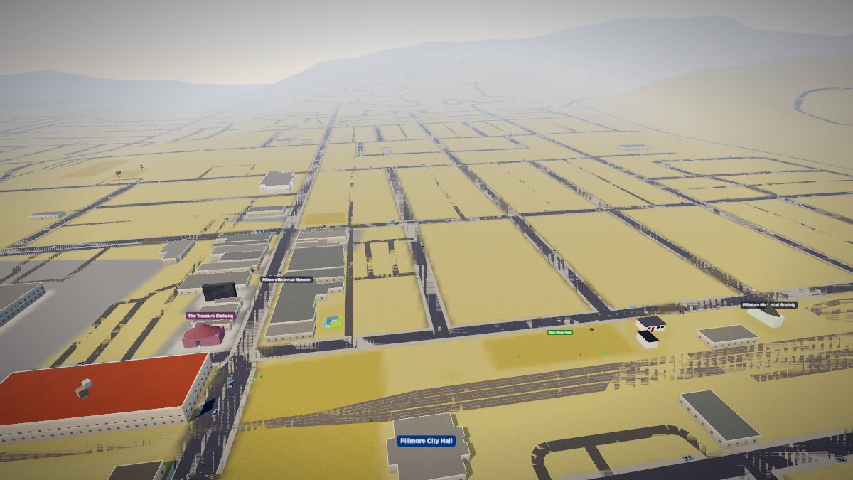 Fillmore rebuilt in walkable 3D