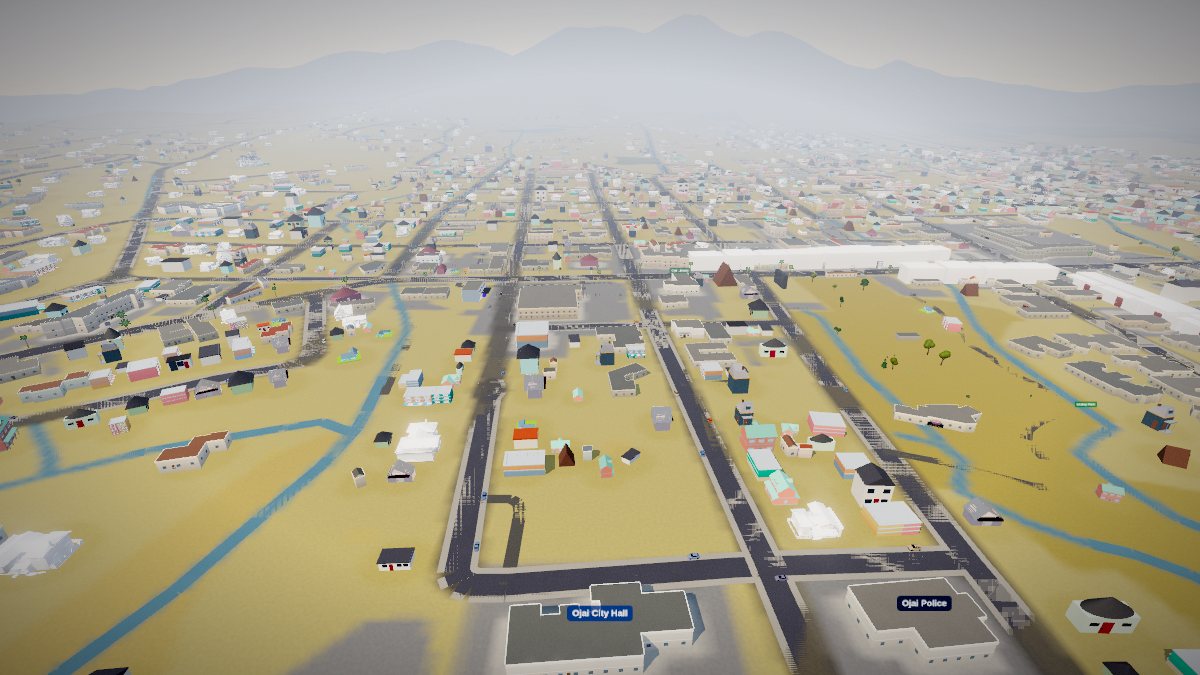 Ojai rebuilt in walkable 3D